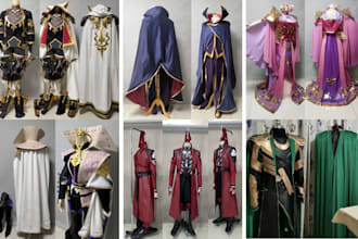 design cosplay custom clothing anime game costume sewing patterns