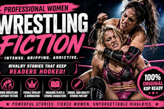 write catfight, women wrestling, and rivalry fiction stories for KDP