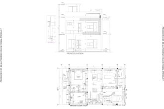 design draw floor plan in auto cad str and arc