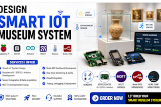design smart iot museum system using raspberry pi esp32 arduino mqtt sensor node