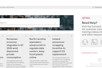 send you sp global report or dataset