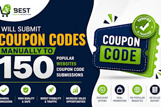 submit coupon codes manually to 150 popular websites coupon code submissions