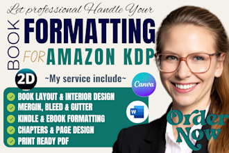 do book formatting for amazon kdp paperback formatting and book design