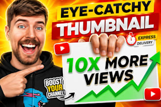 create high CTR youtube thumbnails