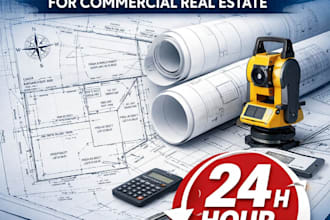 create alta survey drawings for commercial real estate in 24hrs
