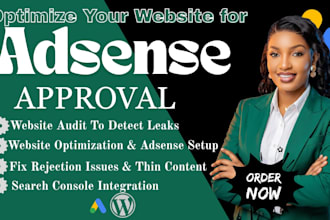 fix website for google adsense approval and setup ads text