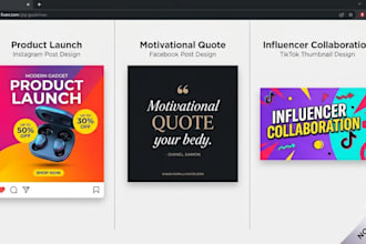 create eye catching social media graphics and content