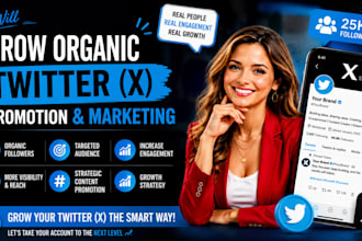 grow organic x followers with strategic twitter x marketing and promotion