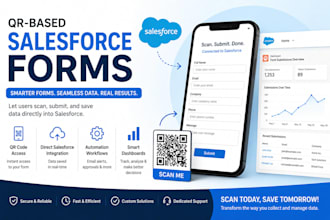 build qr based salesforce forms free solution