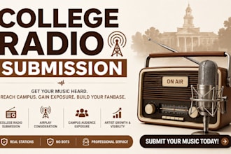submit your music to US college radio stations for airplay