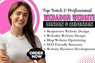 build webador website webador website design webshop design webador redesign