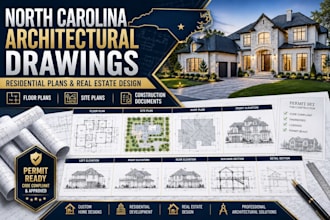 design custom house plans and architectural drawings in north carolina