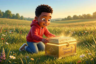 illustrate a beautiful children storybook children book illustration