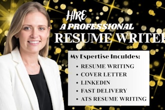 create a professional ats friendly resume with custom design