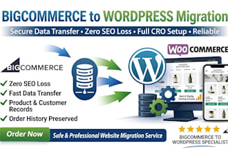 migrate bigcommerce to wordpress securely with zero SEO loss copy clone website