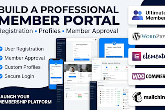 setup ultimate member registration login profile member approval functionality
