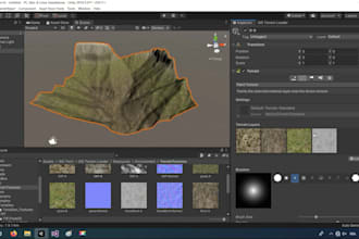 design 3d terrain or environments models for your games