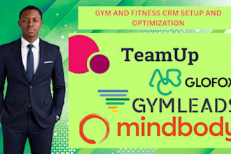 setup your mindbody, gymleads, vagaro, glofox crm for you