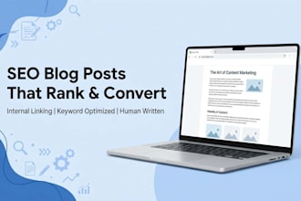 write SEO optimized blog posts