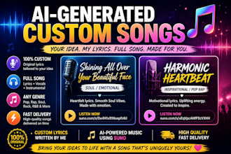create ai powered lyrics and songs