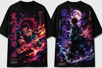 do professional  custom t shirt design for your brand