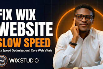 fix wix website slow speed wix speed optimization wix core web vitals wix