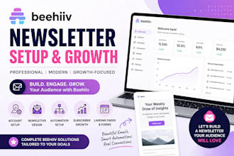 create beehiiv newsletter design beehiiv landing page beehiiv account manager