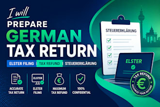 prepare german tax return elster filing tax refund and steuererklarung
