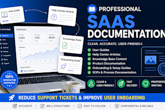 create software documentation, faqs, and user guides