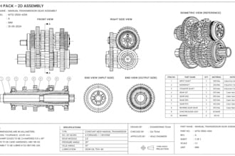do 3d mechanical product design for engine part, product ready for manufacturing