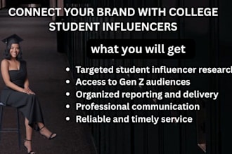 connect your brand with college student influencers