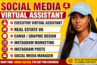 executive virtual assistant canva VA real estate VA ig fb social media manager