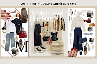 create a fashion moodboard for your projects and outfit inspirations