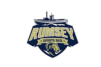 do spectacular logo for a new sports bar in a historic town