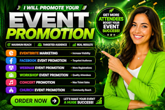 do event promotion, eventbrite marketing and boost ticket sales