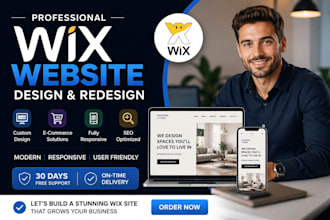build wix website wix webiste redesign wix website design redesign wix website