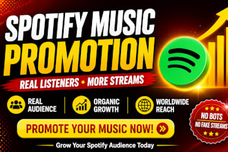 do spotify album promotion, spotify music track promotion