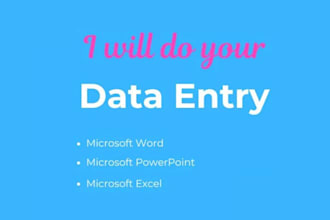 do data entry data entry and data entry