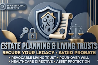 draft a comprehensive revocable living trust and estate plan