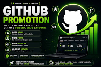 do github promotion, github repository marketing, stars and project growth