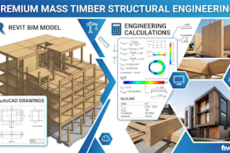 design clt, glulam, lvl, and mass timber structures with structural calculations