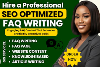 write SEO faq, faq writing faq page website faq content, website content writing