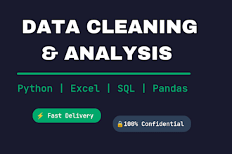do python data cleaning and preprocessing for business analytics