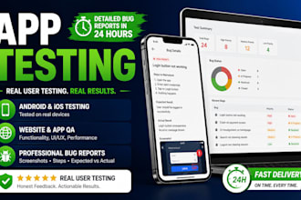 do app review, app promotion, app boosting, website testing, and game testing