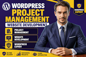 wordpress project management, website development, wordpress expert