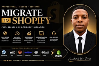 migrate shopify wordpress wix squarespace ecwid website migration to shopify