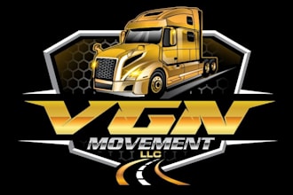 do transport, logistic, shiping, trucking and travel agency logo