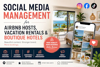 social media management for airbnb hosts and boutique hotels