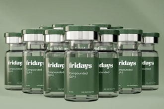 design product label, peptide sarms supplement label design peptide vial label