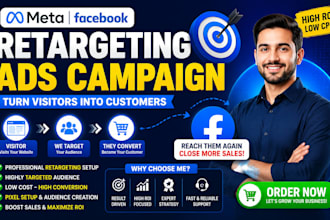 setup facebook meta retargeting ads campaign fb marketing advertising campaign